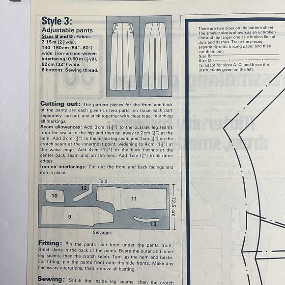 Vintage Designer Sewing Patterns Uncut Lot Of 4 Evening Dress Nightdress Blouse - Picture 12 of 12